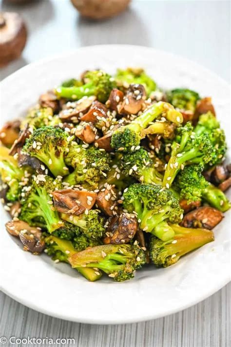 Broccoli And Mushroom Stir Fry Cooktoria