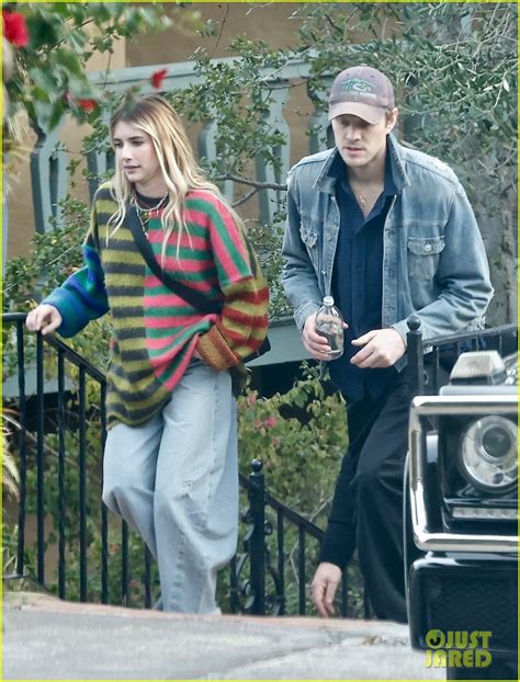 Emma Roberts Checks Out Open House With Boyfriend Cody John Photo