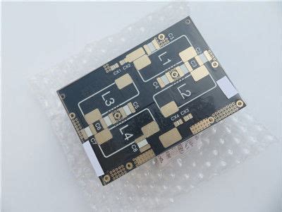 PTFE High Frequency PCB Built On 2oz Copper 1 6mm F4B With Immersion