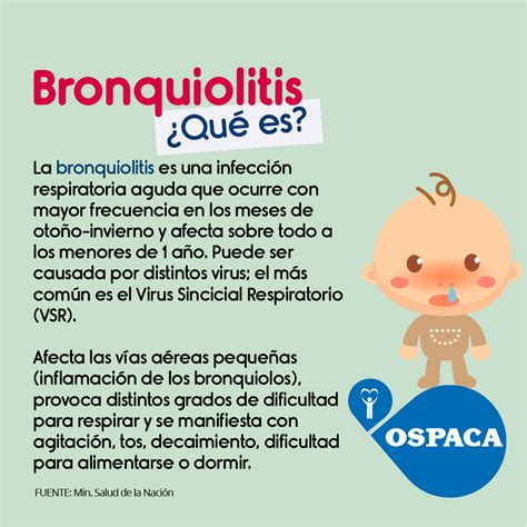 Ospaca Campañas De Prevención Bronquiolitis