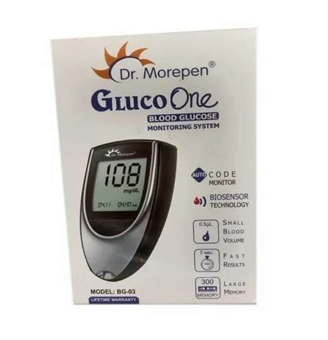 Mmol L Dr Morepen Bg Gluco One Blood Glucose Monitoring