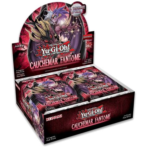 Boite de Boosters Français 24 Boosters Cauchemar Fantôme Yu Gi Oh