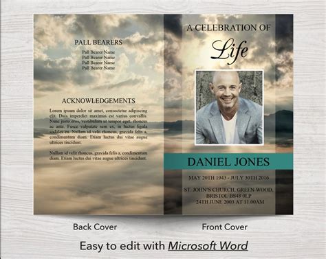 Obituary Templates For Microsoft Word Sightapo