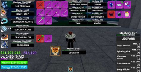 Blox Fruit Lvl 2450max Godhuman Leopard Fruit Cdk 6 Fighting