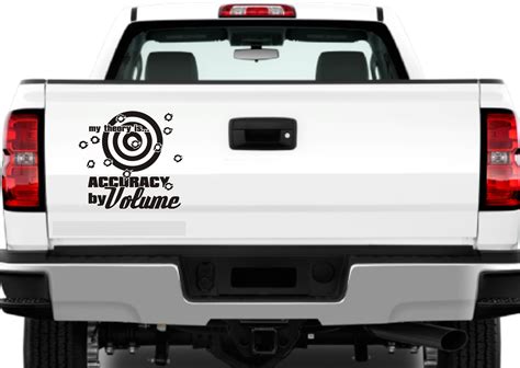 Accuracy By Volume Vinyl Decal