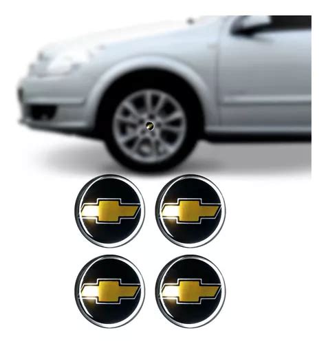 Emblema Calota Gm Preto Dourado Mm Carros Gm Parcelamento Sem Juros