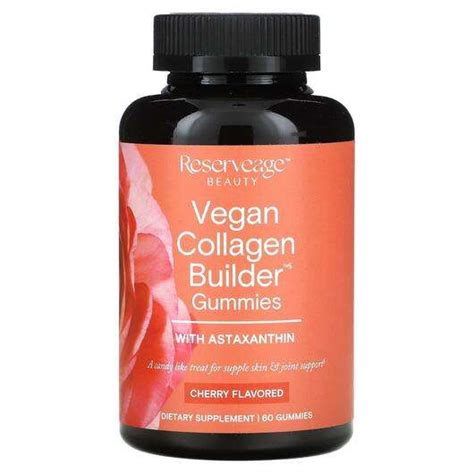 Vegan Collagen Builder Gummies With Astaxanthin Cherry