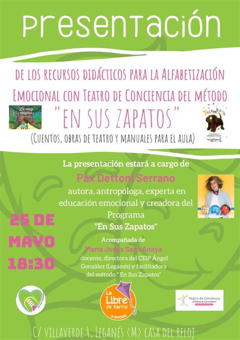 Presentación De Los Recursos Didácticos Para La Alfabetización Emocional Con Teatro De