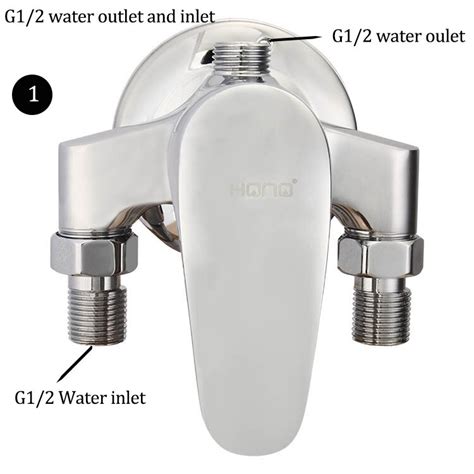 Bathroom Copper Unfold Install Water Heater Mixing Valve Hot And Cold Water Faucet Switch Sale