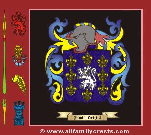 Barker family crest and meaning of the coat of arms for the surname Barker, Barker name origin