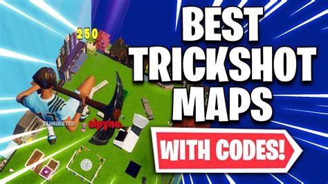 The Best Trickshot Maps With Codes Fortnite Trickshot Maps Youtube