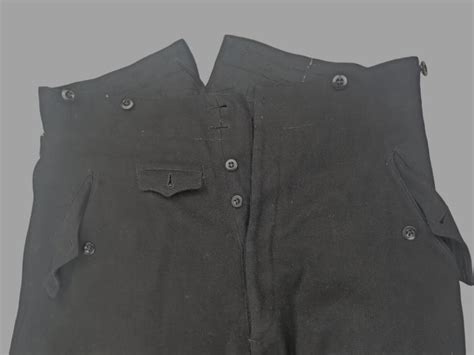 AVK Militaria German Ww2 SS Nskk Officer M32 Wool Black Breeches