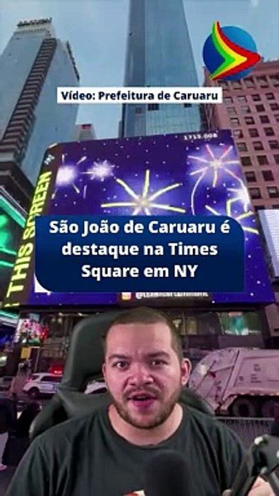 São João de Caruaru é destaque na Times Square em Nova York Vídeo