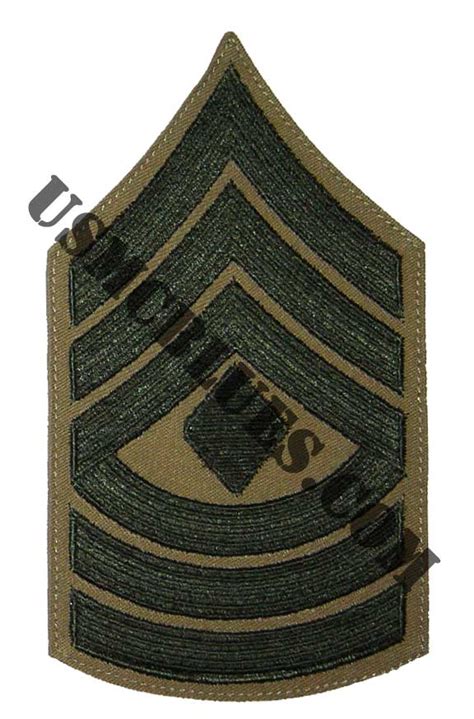 USMCBLUES Khaki Green Rank Patches For Sale