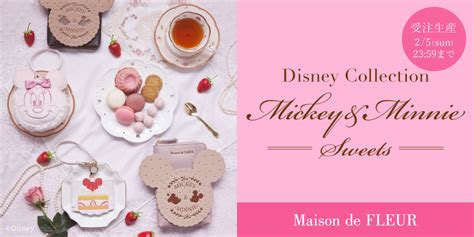 【Maison de FLEUR】人気のDisney Collectionより春の新作が登場！ ミッキー＆ミニーが主役の甘くて可愛いスイーツ ...