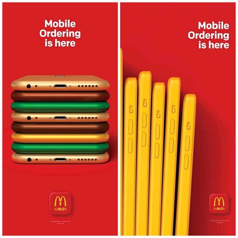 Mcdonalds Ad Campaign Promoting Mobile Ordering R DesignPorn