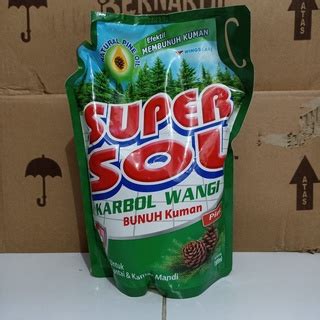 Jual Supersol Karbol Wangi Pine Ml Shopee Indonesia