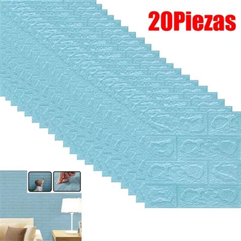 Patrón De Ladrillo Pegatina De Pared 3d Papel Tapiz 20pcs MercadoLibre