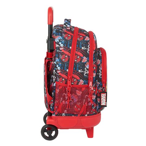 Trolley Mochila Escolar Compacto Ext Cm Spiderman Go Hero Loja Da