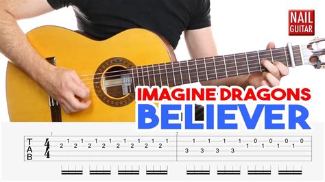 Believer ★ Imagine Dragons ★ Guitar Lesson – Easy How To Play Acoustic ...