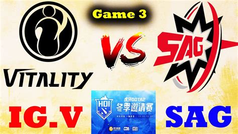 Ig Vitality Vs Sparking Arrow Gaming Game Dota Live Tournament Huya