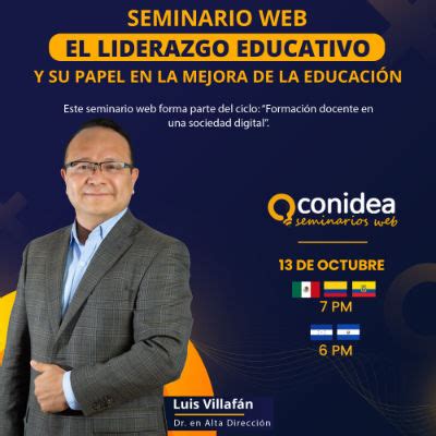 El liderazgo educativo y su papel en la mejora de la educación Conidea