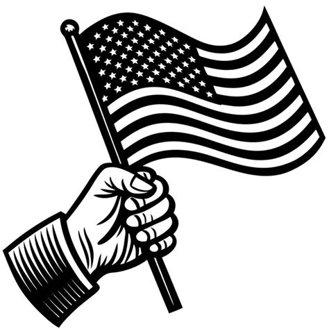 Premium Vector A Hand Holding A Flag That Says Quot Usa Quot