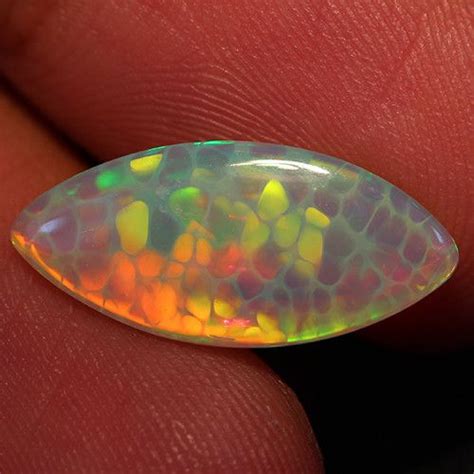 Ct Broadflash Honeycomb Pattern Welo Ethiopian Opal Gu