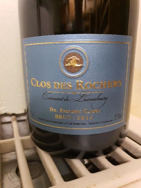 2015 Domaine Clos Des Rochers Dr Frederic Clasen Luxembourg Moselle