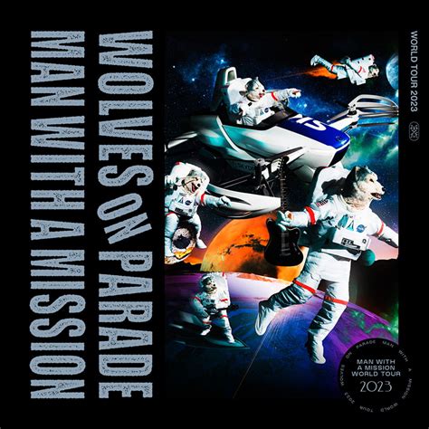 “man With A Mission”4年振りのワールドツアー「wolves On Parade」開催決定！！ 大型海外フェスにも出演