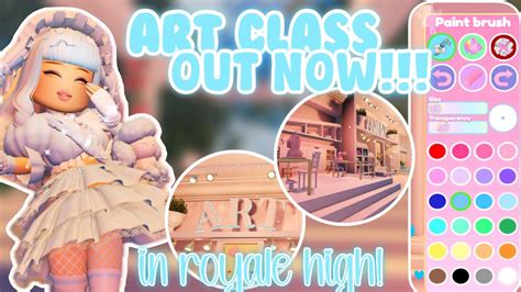 Royale High Art Class Out Now Youtube