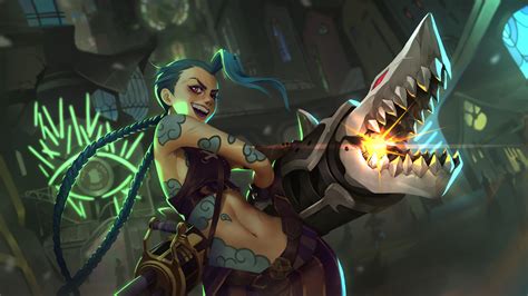 Jinx Arcane Lol K Wallpaper Hd Tv Shows Wallpapers K Wallpapers