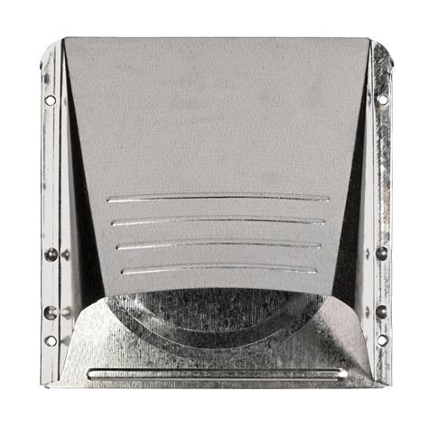 Buy Deflecto Dryer Vent Wide Mouth Galvanized Vent Hood 4 Silver