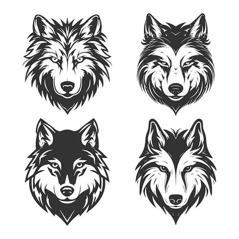 Premium Vector Wolf Head Logo Vector Illustration