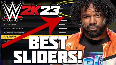 WWE 2K23 BEST Sliders PvP Player Vs AI YouTube