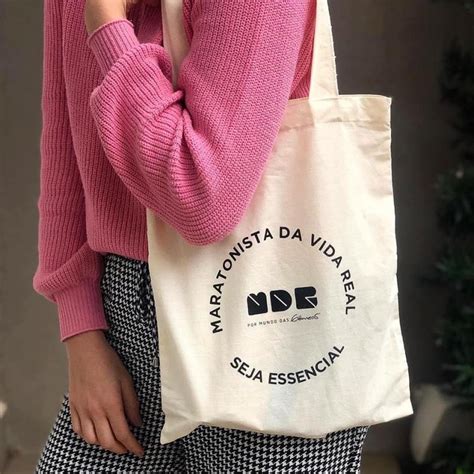 Ecobag Sacola Retornável Ecológica Personalizada 100 algodão