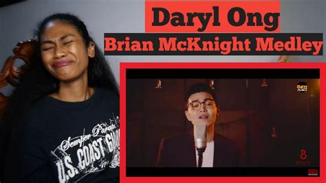 Daryl Ong Brian Mcknight Medley Reaction Youtube