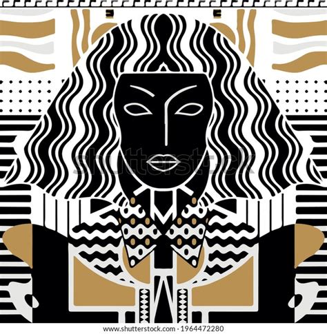 Geometry Illustration Black Girl Stock Vector Royalty Free 1964472280 Shutterstock