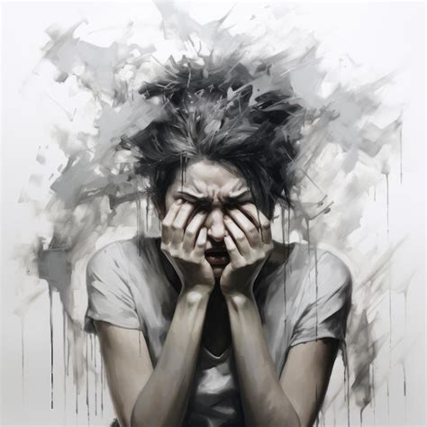 premium photo emotional gestures depression graphic design image