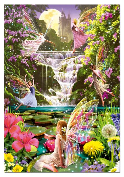 Waterfall Fairies 500 Pieces Educa Serious Puzzles