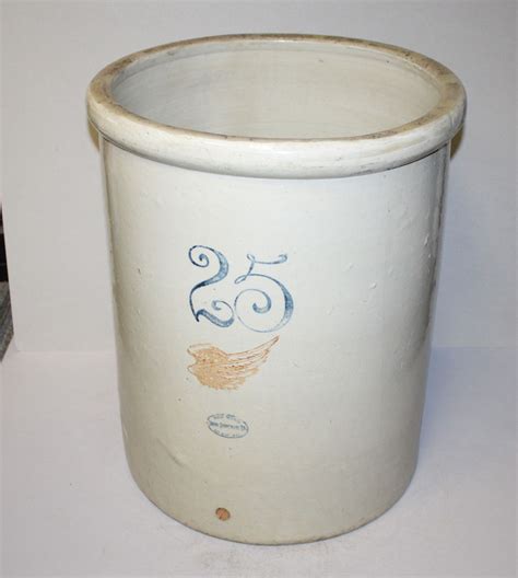 Bargain John S Antiques Antique Red Wing Gallon Large Crock