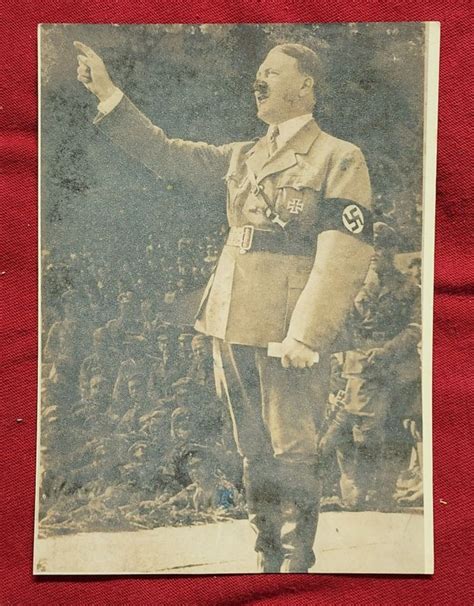 Nazi Germany Adolf Hitler Third Reich Propaganda Postcard WW2 WWII