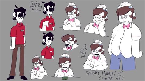 Spooky Month Swap Au Ft Kevin And Rick Spooky Month 3 1 2 In 2023