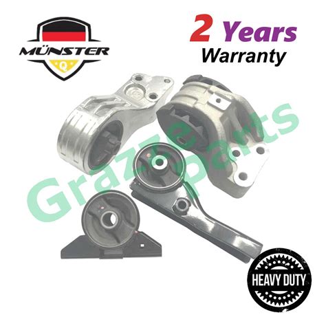 Münster Heavy Duty PRO7557 Engine Mounting Set for Proton Exora Bold