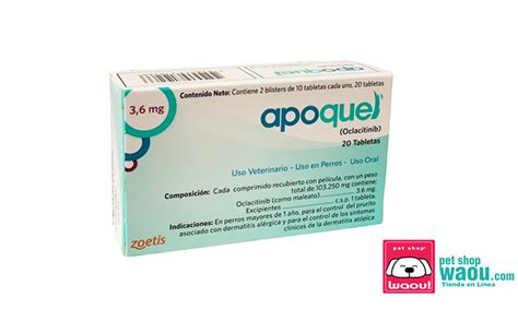 APOQUEL 3 6 MG CAJA DE 20 TABLETAS Petshopwaou