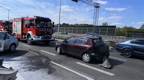 Wypadek Na Trasie S P On Silnik Auta