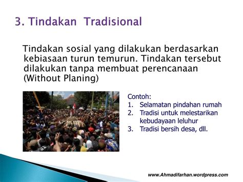 PPT TINDAKAN DAN INTERAKSI SOSIAL PowerPoint Presentation Free