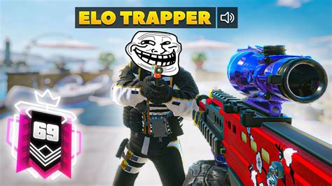 Solo Queuing With 1 Elo Trapper Rainbow Six Siege Youtube