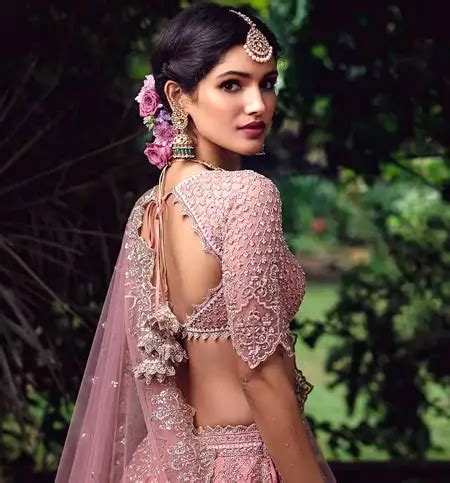 Modern and Stylish Net Lehenga Blouse Designs to Try in 2024 ...