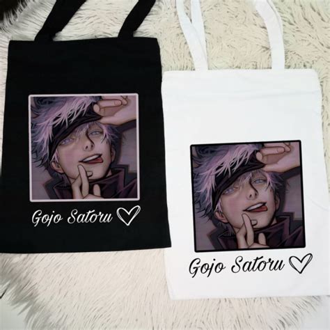 Gojo Satoru Husbu Totebag 100 Premium Canvas Gojo Satoru Husbu Anime